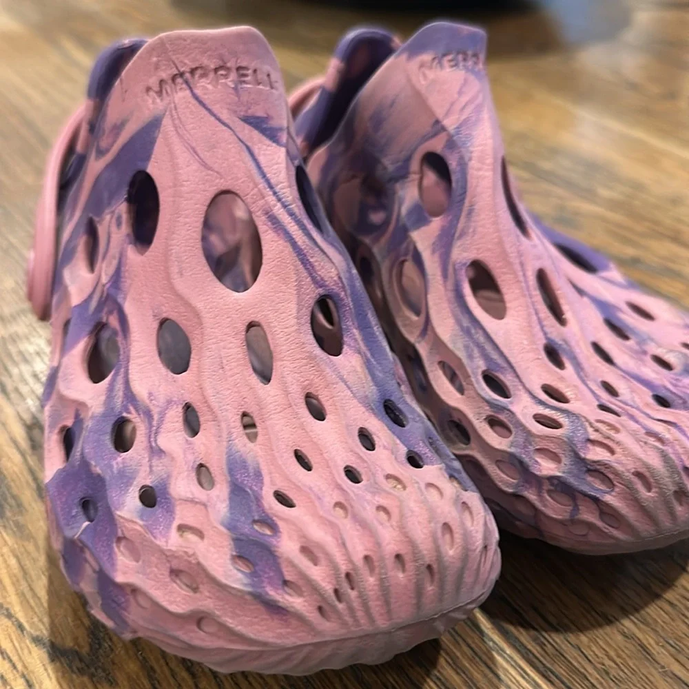 Merrell Hydro Moc Clog Slip On Shoes Sandals Girls 11 Purple Pink